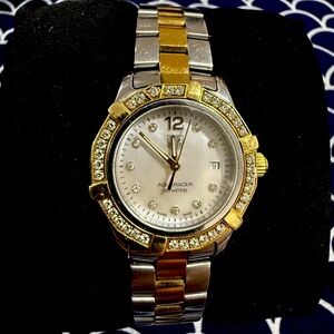 Tag Heuer Two-Tone Gold and Silver Women's Aquaracer with Mother-of-Pearl Dial